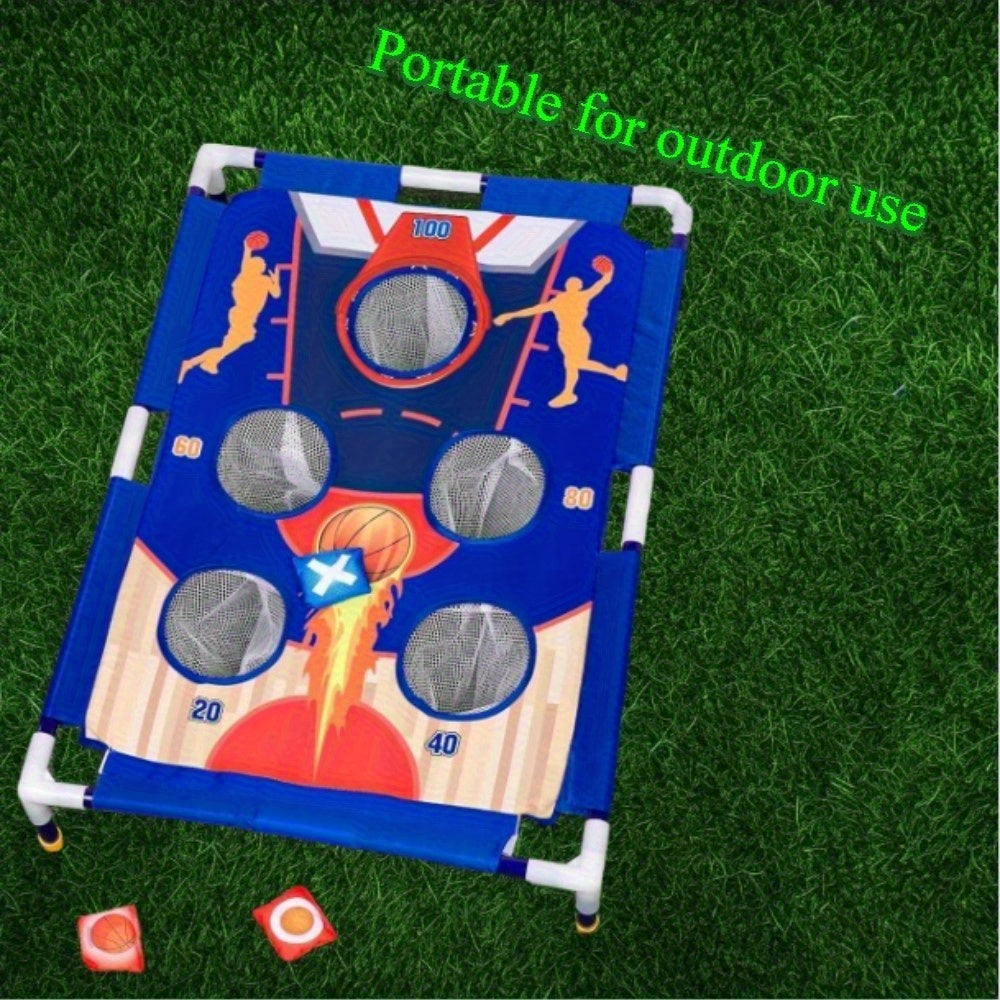 [Fun Beanbag Game] Portable Beanbag Game Set | Sandbag Throwing Game for Boys and Girls Aged 3 and Above, Outdoor Yard Games, Best Birthday Gifts for Youngsters, Holiday Gifts for Adults, Beer Pong Game