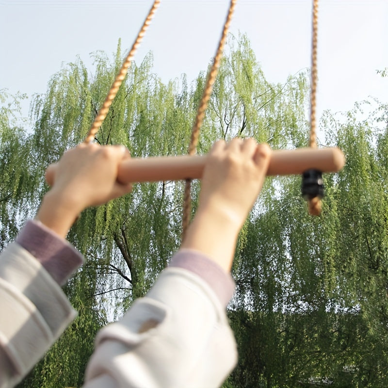 [Fun Disc Swing] 3in1 Fun & Fitness Disc Swing | Rope Swing for Tree, Outdoor/Indoor Swing for Youngsters/Adults, Backyard Swing, Swurfer Swing, Swing Set Accessories, Climbing Frame, Outside Toys, Sports & Outdoor Play Toys,