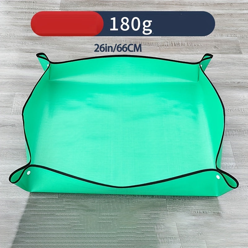 1 Pack, PE Plant Repotting Mat Waterproof Transplanting Mat Indoor Succulent Potting Mat Portable Gardening Mat