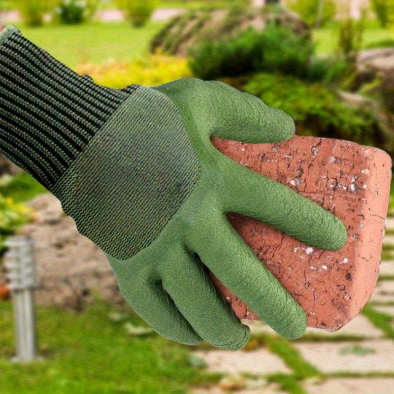 [Stab-Proof Gardening Gloves] 5 Pairs of Lightweight, Stab-Proof Gardening Gloves | Rubber Material, Wear-Resistant, Easy to Clean, Ideal for Flower Gardening and Landscape Planting