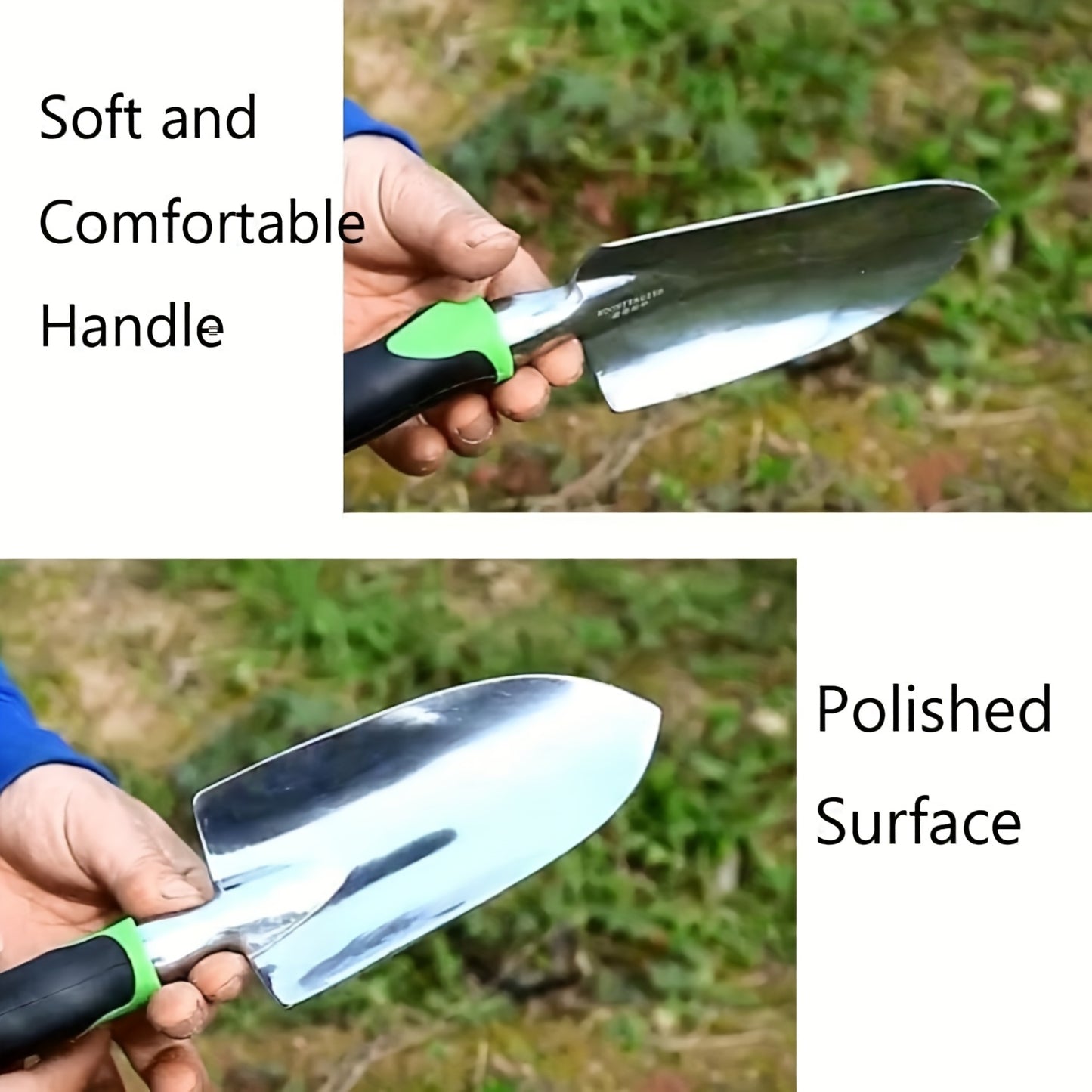 [Gardening Shovel] Ergonomic Gardening Shovel with Soft Non-Slip Handle | Suitable for Planting, Transplantation and Soil Leveling - Gardening Gift