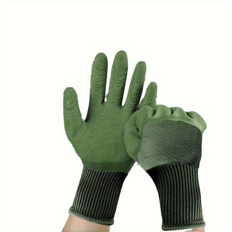 [Stab-Proof Gardening Gloves] 5 Pairs of Lightweight, Stab-Proof Gardening Gloves | Rubber Material, Wear-Resistant, Easy to Clean, Ideal for Flower Gardening and Landscape Planting